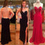 Long Unique Side Slit Evening Party Formal Cocktail Prom Dresses Online,PD0155