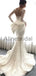 Elegant Long Sleeves Lace Mermaid Long Wedding Dresses WD0573