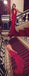 Red Jersey High Neck Halter Mermaid Backless Prom Dresses,PD00206