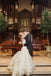 Simple Ivory Organza Sweetheart Strapless Tiered Wedding Dresses, AB1168
