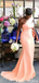 Sexy Elegant One-shoulder Mermaid Long Bridesmaid Dress, BD3061